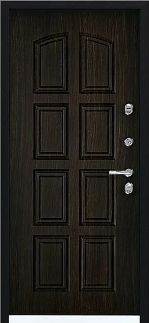 Входная дверь Continental-16 (Порошковое напыление / МДФ Филенчатый) - внутренняя сторона