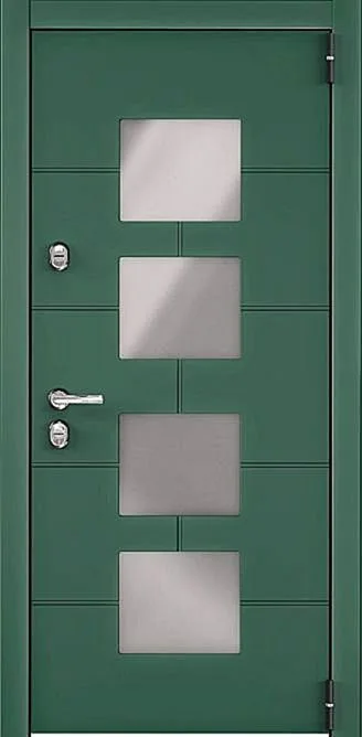 Входная дверь Mercury-20 (Порошковое напыление / МДФ Филенчатый) - внешняя сторона