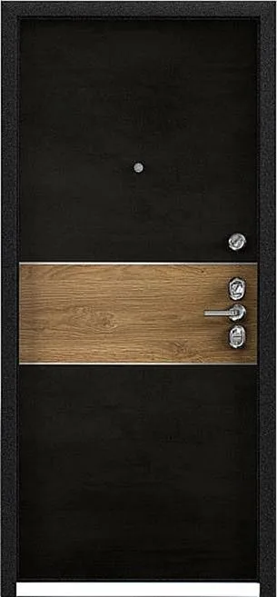 Входная дверь Titan-18 (Порошковое напыление / МДФ Филенчатый) - внутренняя сторона